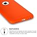 iPhone 6s Plus/6 Plus Case,LoTus[Scratch Resistant ] Jelly Orange Ultra Slim Flexible Soft Rubber TPU Gel Protective Cover perfect fit for iPhone 6 Plus/6s Plus-with Small Gifts-Orange