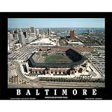 Baltimore - First Orioles day Game Art Poster Print by Mike Smith, 10x8