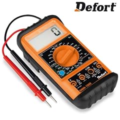 Defort DMM-1000 Digital Multimeter mit Weichgummischutz