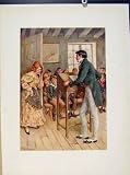 Fanny Squeers And Nicholas Nickleby From Dickens Print