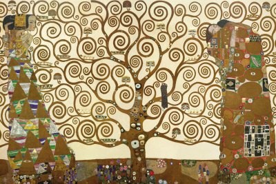 The Tree of Life, Stoclet Frieze, c.1909 Styles Art Poster Print by Gustav Klimt, 36x24
