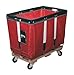Royal Basket Trucks - G12-EEW-PMA-3UNN - Green Vinyl Basket Truck, 15.0 cu. ft, 600 lb, 36L X 26W X 34H