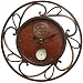 Chicago Cubs Round Clock Thermometer - Team Sports America MLB0101-703