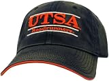 Texas San Antonio Intense Washed Team Color with Classic Bar Design Adjustable Twill Hat