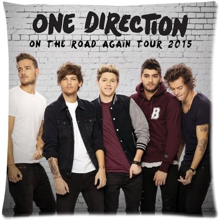 Generic Personalized Britain& Ireland Band One Direction Pattern Custom Pillowcase Sold By Too Amazing Pillow Case Roomy Pillowcase Zippered Throw Pillow Case 18x18 inches (one sides)