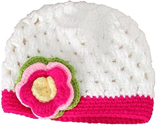 Aniya Crochet Cap Baby Hat ,flower hat, Photo Costume Hats Cloth for New Born