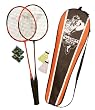 Talbot Torro Badminton Set BLACK MAGIC SET powered by Speedminton® Modell 2010, orange-schwarz