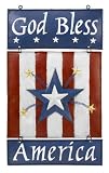 American Flag Welcome Sign-Home front Door Decor wall plaque patio patio decoration