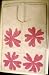 Quality Bath mat & Pedestal Mat set  - PINK & WHITE