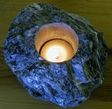 Sodalite Raw Rough Cut Candleholder Natural Healing Stone