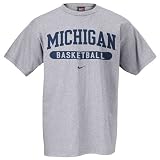 Nike - Nike Michigan Wolverines Ash Basketball T-shirt