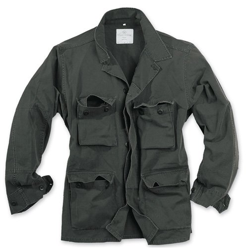 Surplus BDU JACKET washed schwarz, S