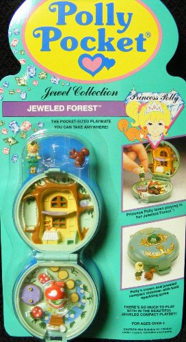 Polly Pocket Bluebird Jeweled Forest Jewel Collection 1993