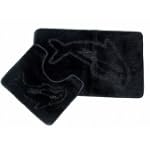 Delfin Design 2-teiliges Badematten &...
