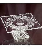 Freedom Square Footed Cake Plate by Shannon - 7 inches