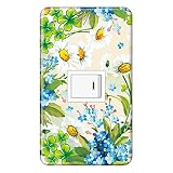 スイッチプレート カバー ロマンティック ボタニカル 1つ穴