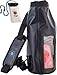 Bago Dry Bags - SEE-THROUGH Window Waterproof. Plus Phone Dry Bag, Adjustable Shoulder Strap. Fits in your Backpack Duffle Sack. Lightweight & Heavy Duty (10L 5L B/Y)