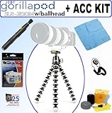 Joby GP3 Gorillapod SLR-Zoom Flexible Tripod with BH1 Ball Head with Bubble ....