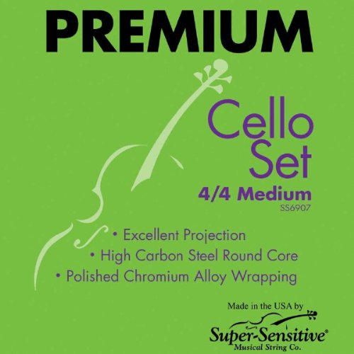 Best Price Super Sensitive 6907 Premium Cello String Set, 4/4