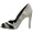 Georgina Goodman Women's Florie Two-Tone Pump,Black/Natural,37.5 EU (US Women's 7.5 M)