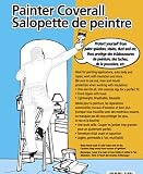 Reusable White Painter Coverall, One size fits all