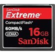 SanDisk 16GB 60MB/s Extreme Compact Flash Card SDCFX-016G-A61   (US Retail Package)