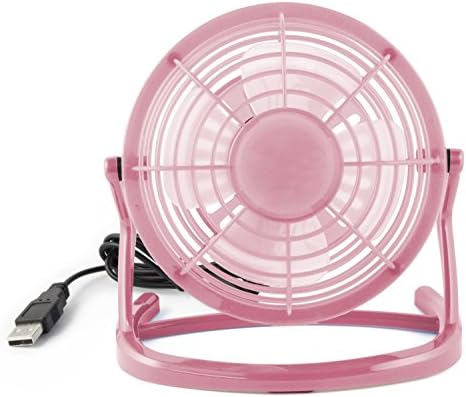ATAR Computer USB Cooling Fan,Ultra Quiet Plastic USB Mini Desktop Fan for Laptop,PC,Computer,Notebook fo Home and Office (Pink)