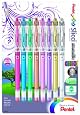 Pentel Arts Slicci Metallic 0.8 mm Needle Tip Gel Pen, Assorted Metallic Ink Colors, 8 Pack (BG208BP8M)