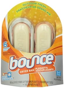 Bounce 6 Month Outdoor Fresh Dryer Bar 3.83 Oz