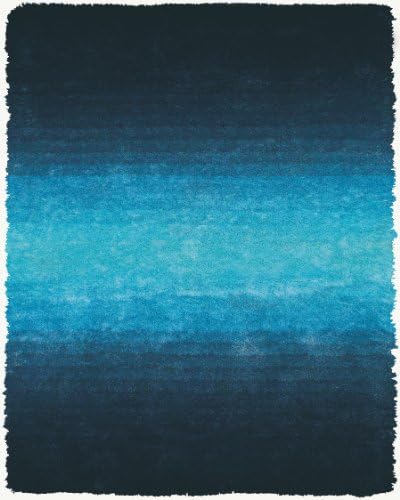 Goa Collection (blue) Hand-Tufted Area Rug - 4'9" x 7'6"