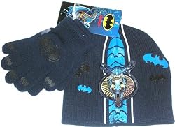 Batman Beanie and Glove Set Navy