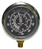 Interdynamics GGH-2 Air Conditioning High Side Glycerin Filled Manifold Replacement Gauge - Pack of 1