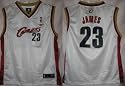 NBA Cleveland Cavaliers LeBron James Replica Reebok White Kids Youth Jersey