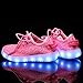 Cayanland 11 Colors Modes Kids' LED Light Up Shoes Kids Fashion Sneakers Sports Loafers£¬15,Pink34