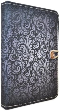TaylorHe 6 inch Colourful eReader Covers eBook Reader Cases with Patterns and passport slot for Kindle Paperwhite / Kindle 2014 / Kindle Voyage Elegant Paisley Grey