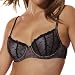 Jezebel Women's Bow Boudoir Demi Pushup Bra #12054