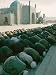 Afghan Men Pray Near the Mosque in Mazar-I-Sharif Premium Photographic Poster Print