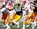 Reggie White Green Bay Packers 8x10 Photo (Horizontal Game Action)