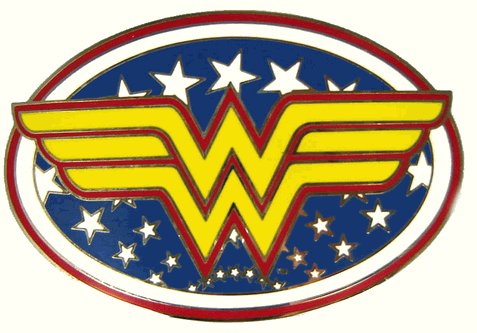 Wonder Woman Logo Belt Buckle