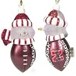 Nebraska Cornhuskers NCAA All-Star Light-Up Acrylic Snowman Ornament (3)"