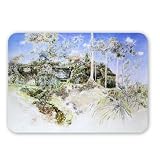 Ruined Temple, Tikal, Guatemala, 1984 (w/c.. - Mouse Mat Art247 Highest Quality Natural Rubber Mouse Mats - Mouse Mat