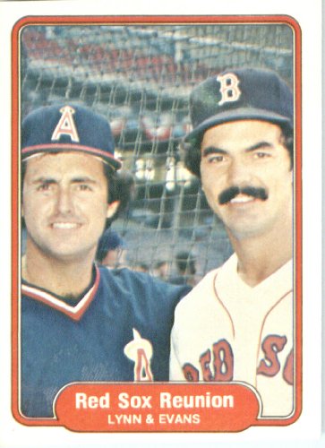 1982 Fleer # 642 Dwight Evans/F Lynn Boston Red Sox Baseball Card
