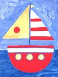 Sporting Goods : Float a Boat Canvas Reproduction
