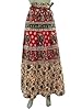 Beach Wrap Around Skirt- Ivory Animal Printed Cotton Long Maxi Dress