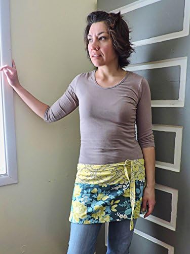 Handmade Apron + Half Apron + Waitress Apron + Blue and Green Apron + Simply Josephine