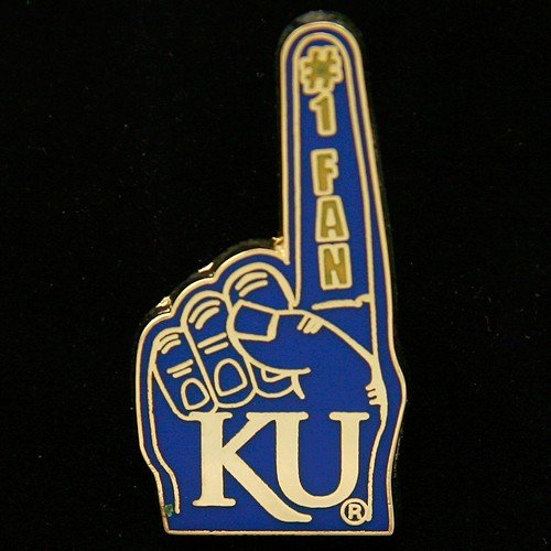 Kansas Jayhawks #1 Fan Pin