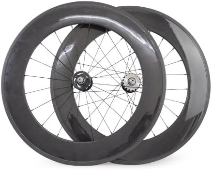 Baixiang 88mm Track Bike Wheels Fixed Gear Carbon Wheels Clincher Wheel Set