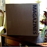 Magazine Organizer Binder - Brown