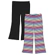Toddler Girls' Circo  2-pk. Bootcut Pant - Ebony/Rainbow