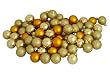 96ct Gold Glamour Shatterproof 4-Finish Christmas Ball Ornaments 1.5" (40mm)